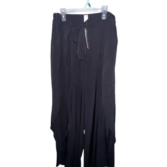 Halara Breezeful High Waisted Tie Front Palazzo Flowy Casual Pants Sz Medium Wom - Picture 15 of 16